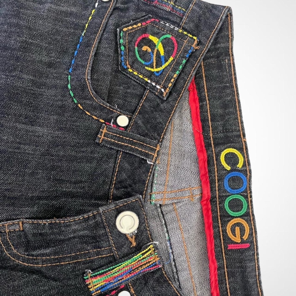 LOW RISE DARK WASHED /CHARCOAL COOGI JEANS